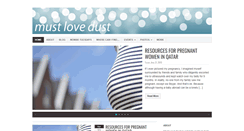 Desktop Screenshot of mustlovedust.com